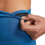 Nike Womens One Dri Fit HR Tight Blue