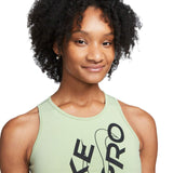 Nike Wmns NP DF GRX Crop Tank Green