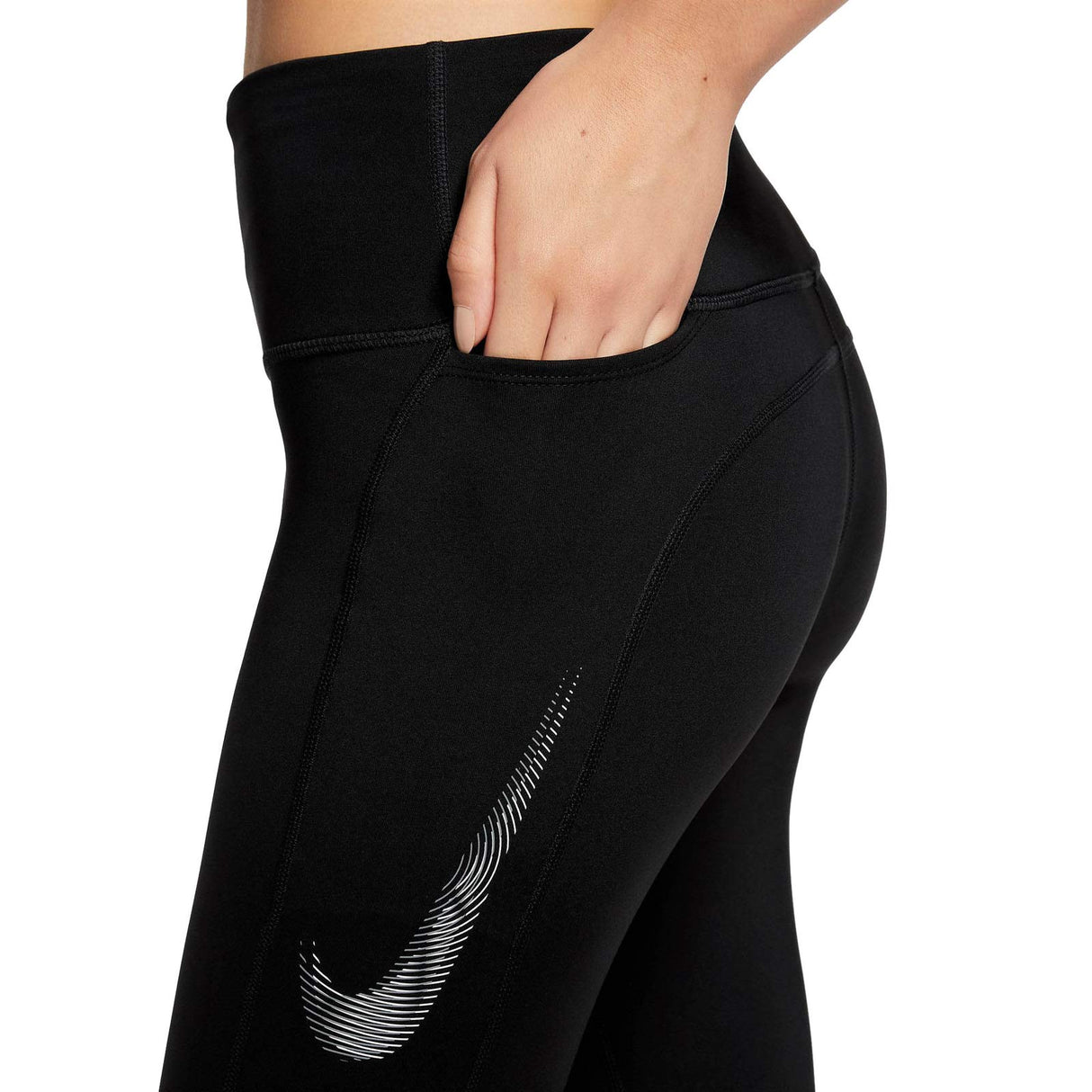 Nike Wmns DF FST MR SW 7/8 HBR Tight Blk