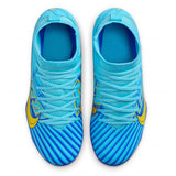 Nike Kids Merc Superfly 9 Club KM FG Blu