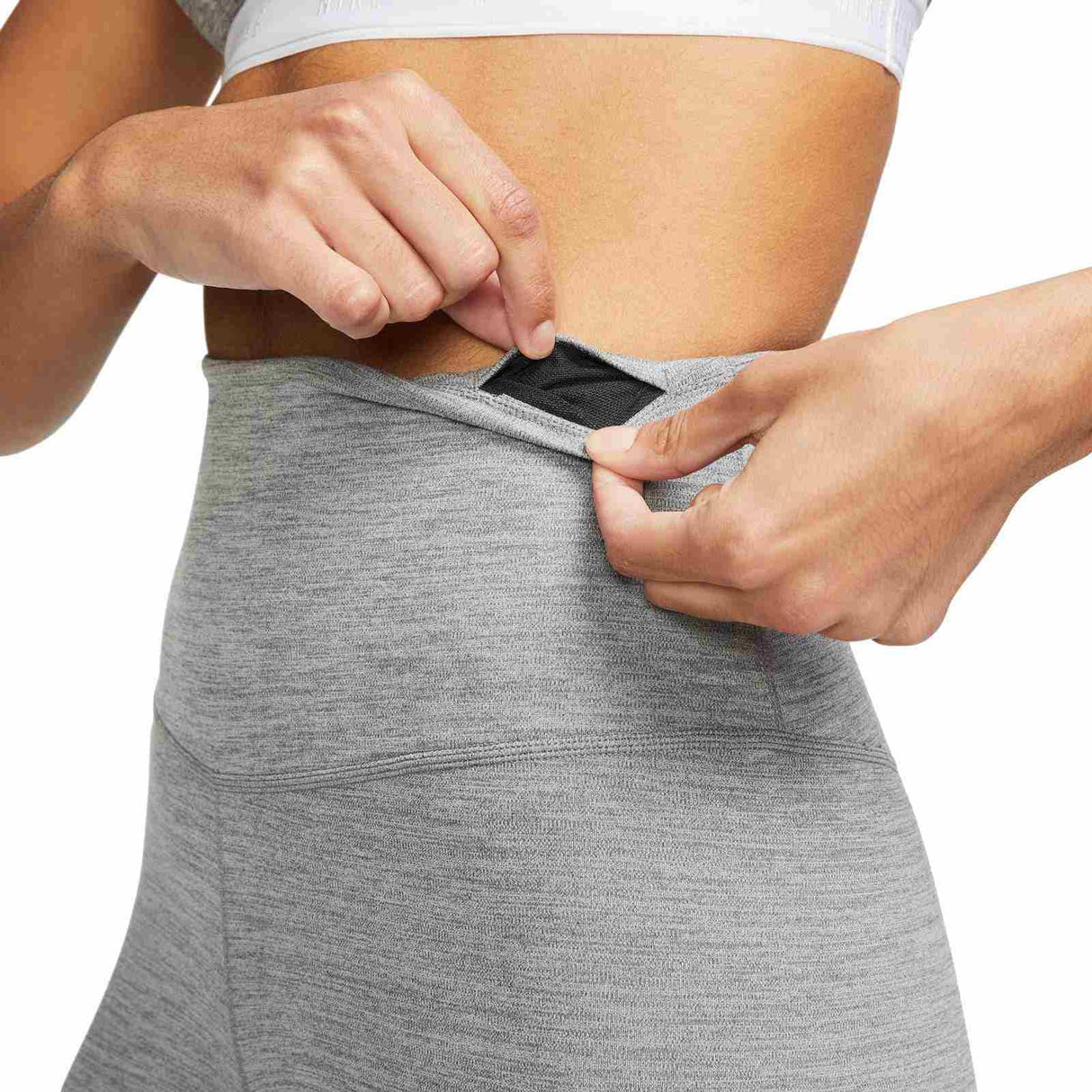 Nike One Dri Fit Womens HR Tight Grey