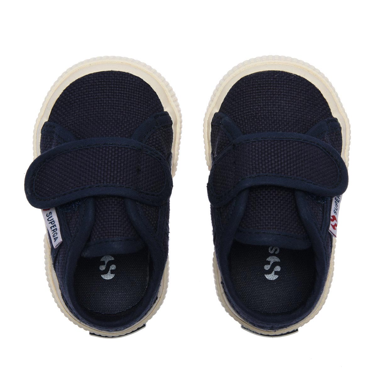 Superga Canvas Sneaker Velcro Kids Nvy