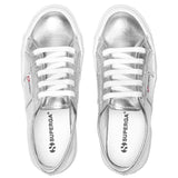 Superga Canvas Sneaker Metallic Wmn Silv