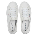 Superga Canvas Sneaker Leather Unisex Wh