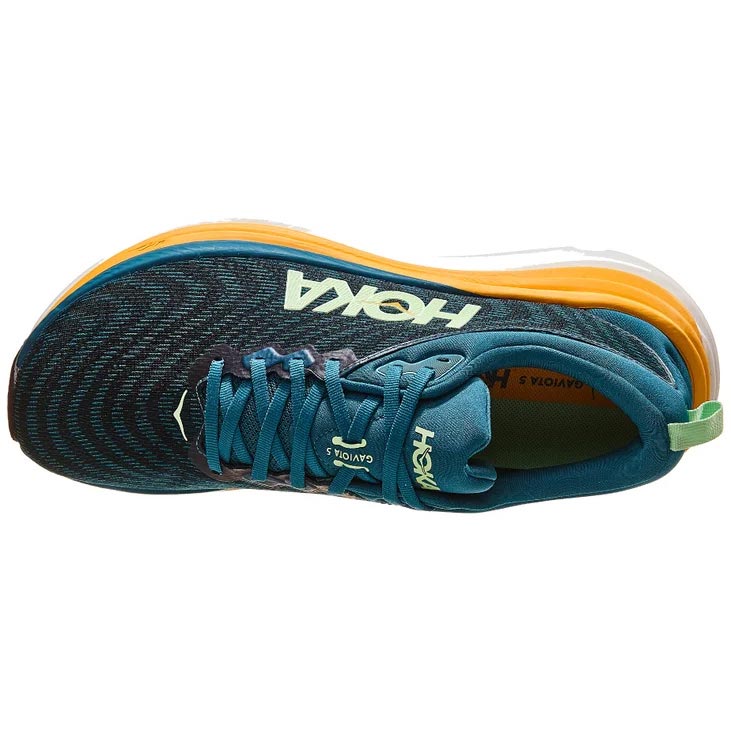 Hoka Gaviota 5 Mens Green/Orange