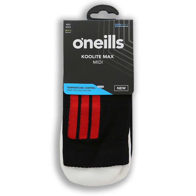 O'Neills Midi Socks Black/Red