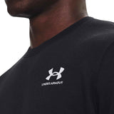 UA Mens Essential Fleece Crew Black
