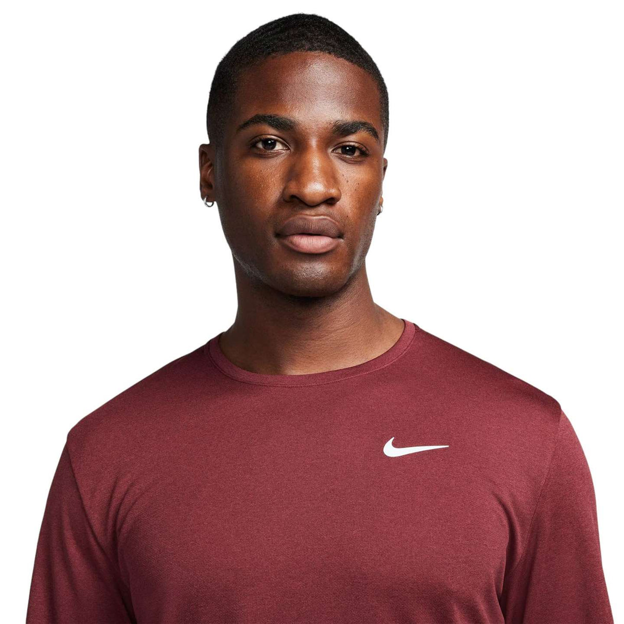 Nike Mens DF UV Miler LS Top Red