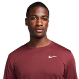 Nike Mens DF UV Miler LS Top Red
