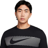 Nike Mens DF UV Miler Flash LS Top Black