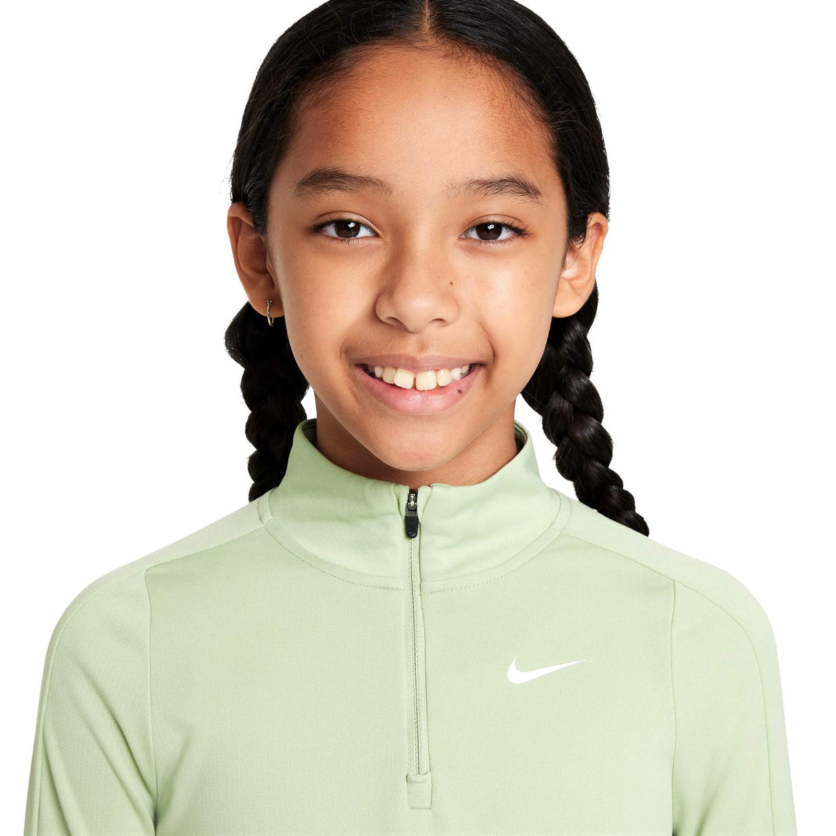Nike Girls NK DF LS HZ Green