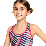 Nike Girls Swoosh REV Sport Aop Bra Pink