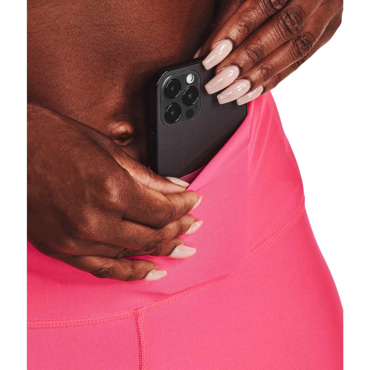 UA Womens Heat Gear Armour Short Pink