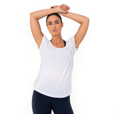 Bodylogic JS Trust Scoop Neck SS Tee Wh