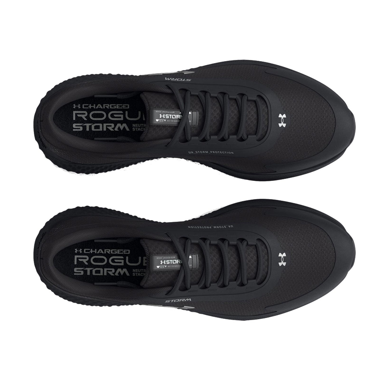 UA Charged Rogue 3 Storm Mens Black