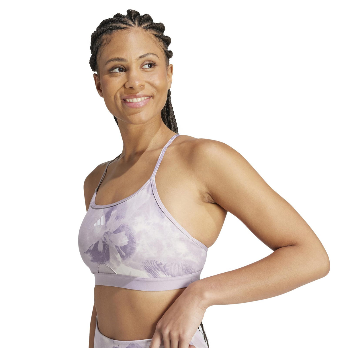 adidas Wmns Aer LS AOP Bra Purple