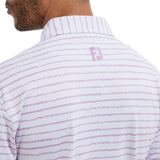 Footjoy Print Pique Polo White