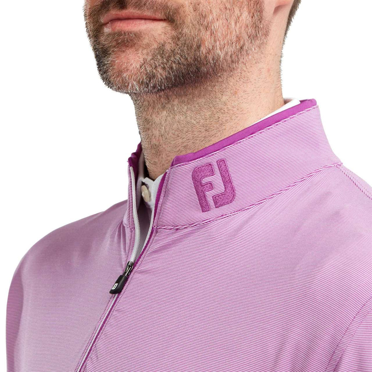 Footjoy Half Zip Top Maroon