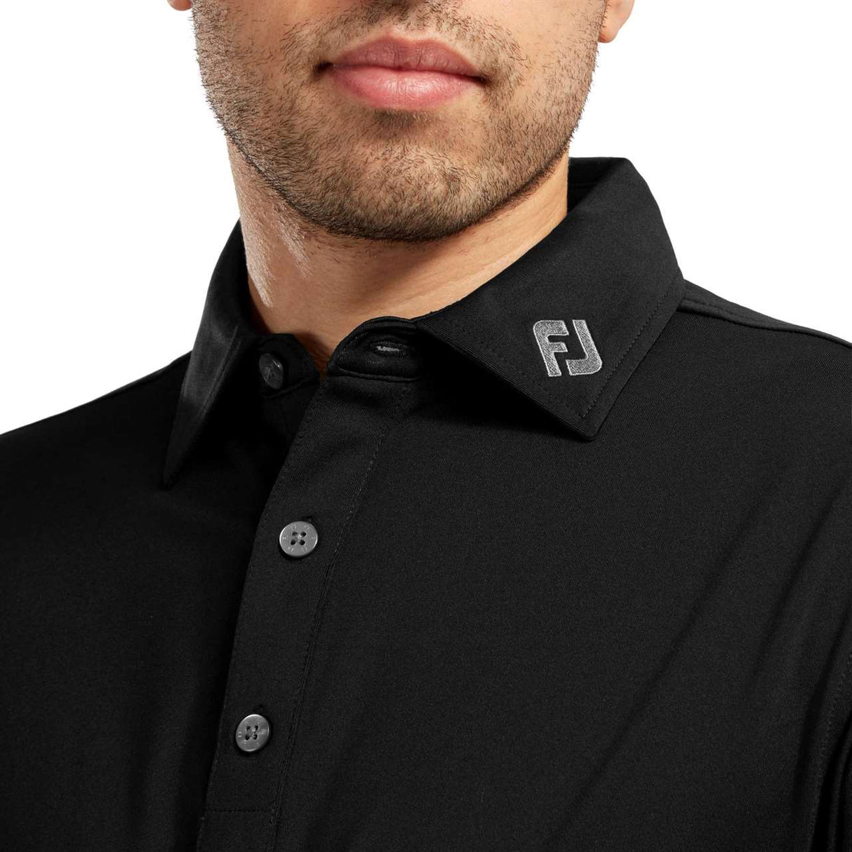 Footjoy Stripe Polo Black