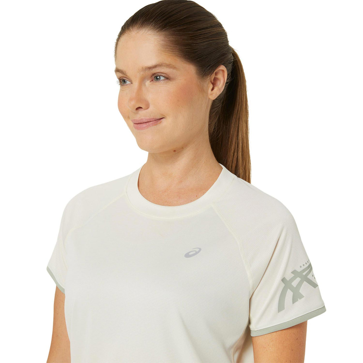 Asics Womens Icon SS Top Grey