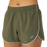 Asics Womens Icon 4in Short Green
