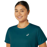 Asics Womens Core SS Top Green