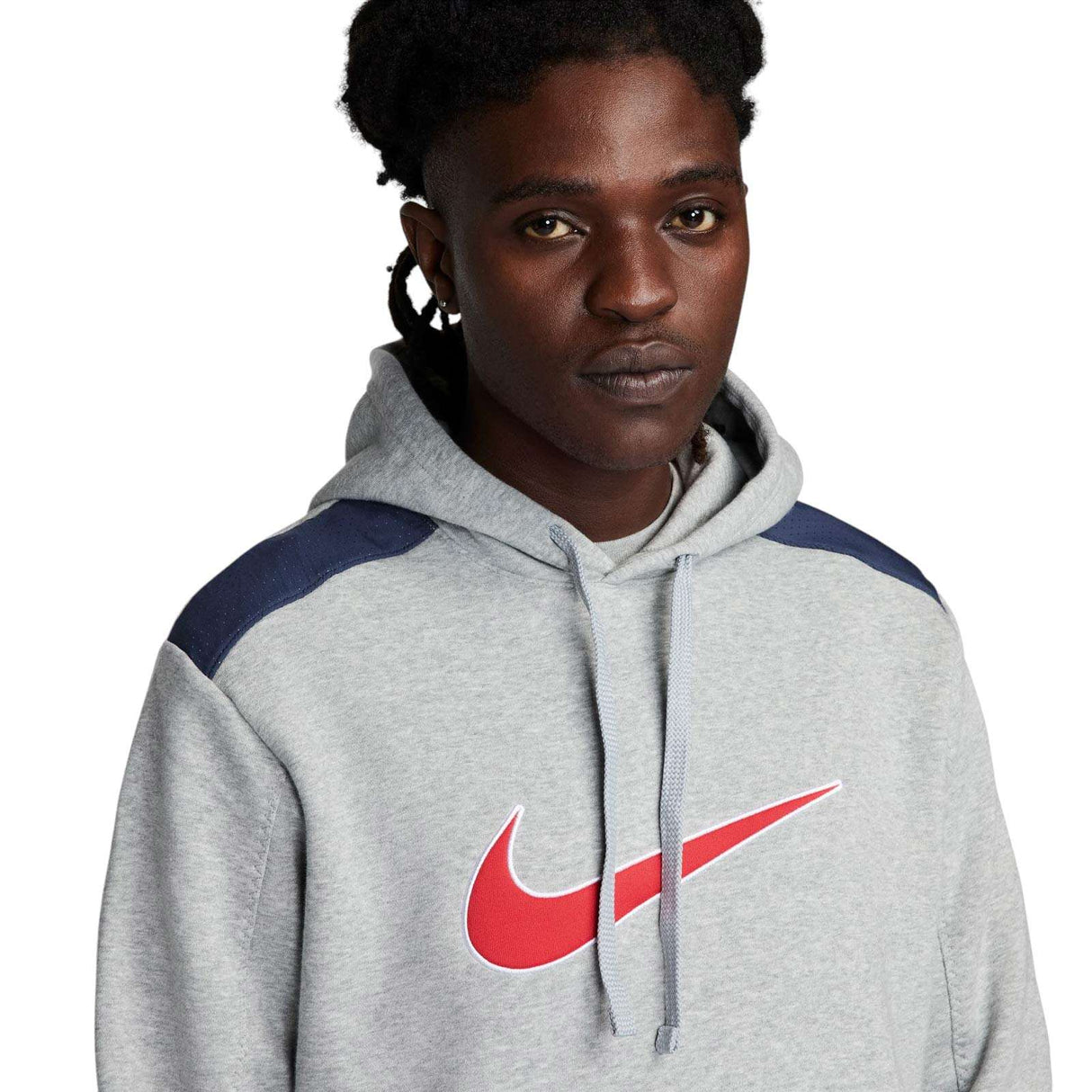 NIKE MENS NSW SP FLC HOODIE BB GREY