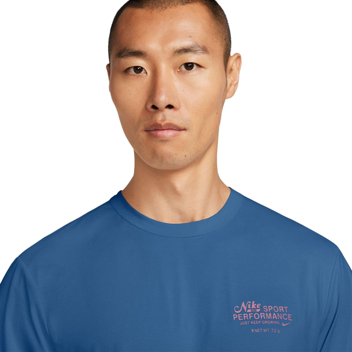 NIKE MENS DF UV HYVERSE SS GX BLUE