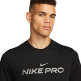 NIKE MENS DF TEE DB NIKE PRO BLACK