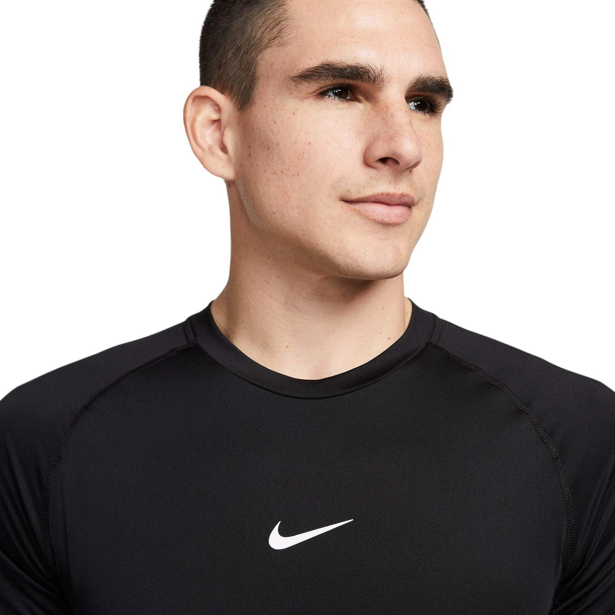 NIKE MENS NP DF  SLIM TOP SS BLACK