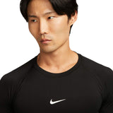 NIKE MENS NP DF TIGHT TOP LS BLACK