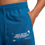 NIKE MENS DF FORM 7UL SHORT GX BLUE