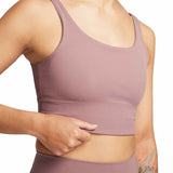 Nike Wmns Alate Solo Rib Bra Brown