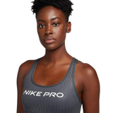 Nike Wmns NP Swoosh LGT SPT AOP Bra Grey