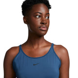 Nike Wmns One Classic DF Stripy Tank Blu