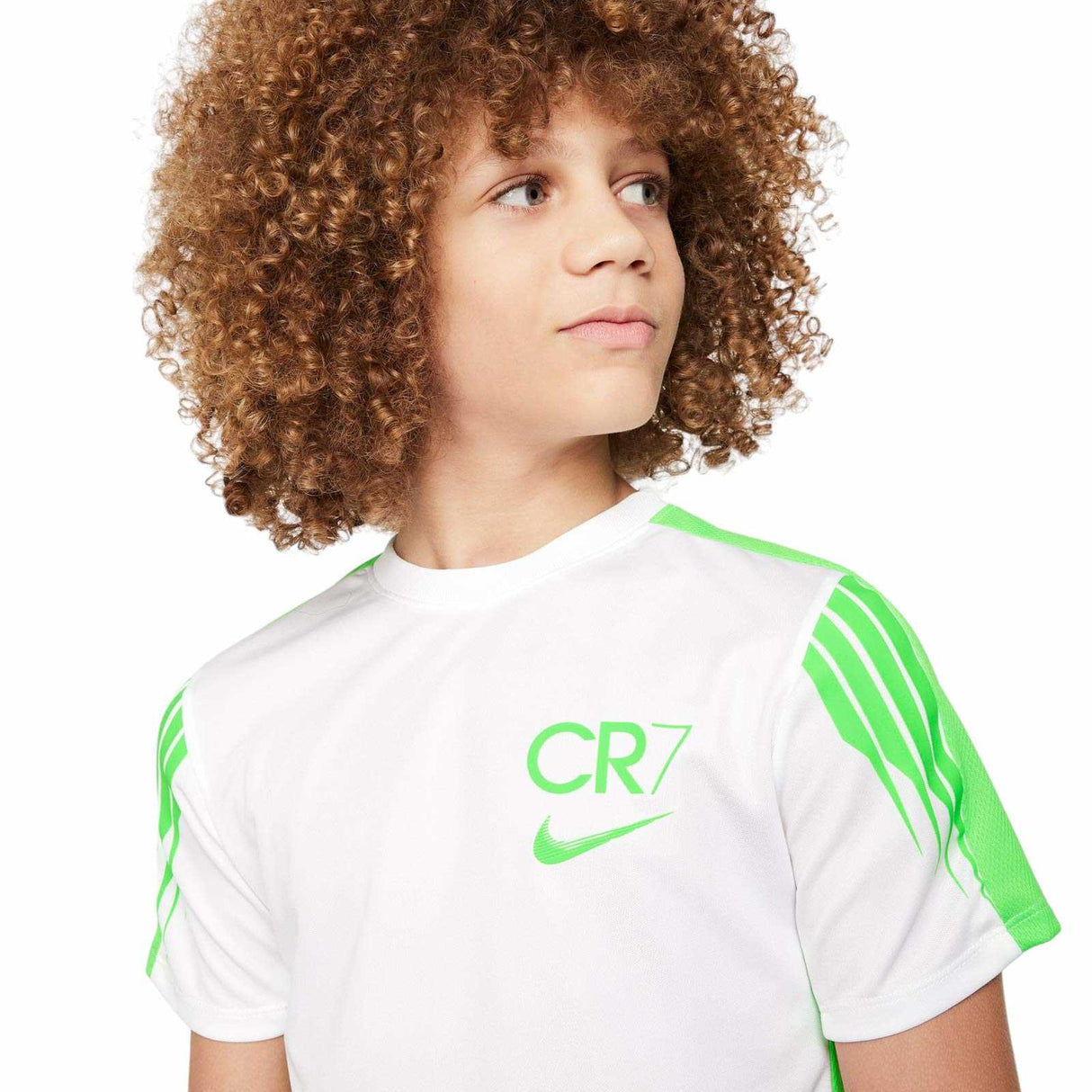 Nike Kids CR7 DF ACD23 Top SS White