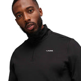 Puma Mens Fit Polyspan QZ Top Black