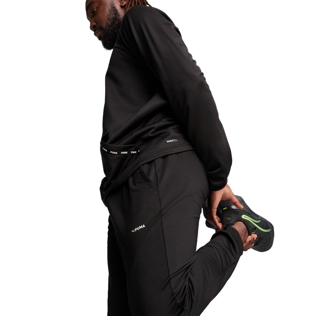 Puma Mens Fit Polyspan Jogger Black