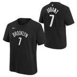 NIKE Nets Durant Icon Kids Tee Black