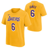 NIKE Lakers LeBron Icon Kids Tee Yellow