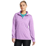 UA Womens Tech HZ Twist Top Purple