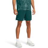 UA Mens Vanish Woven 6in Shorts Green