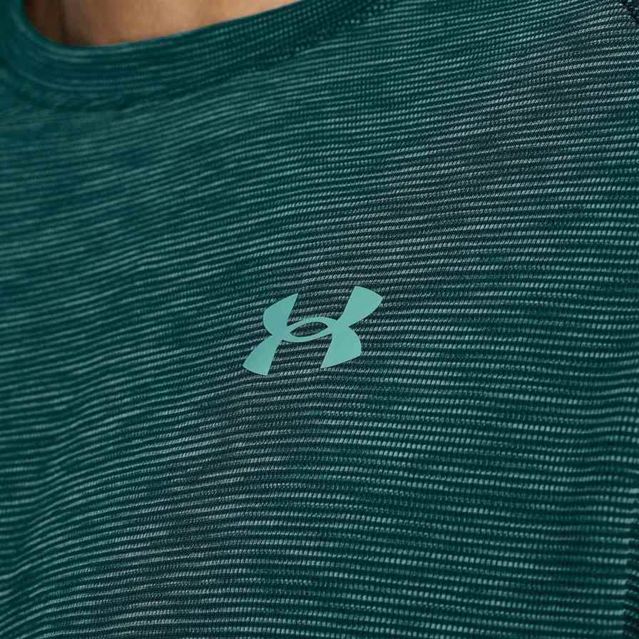 UA Mens Tech Textured SS Green