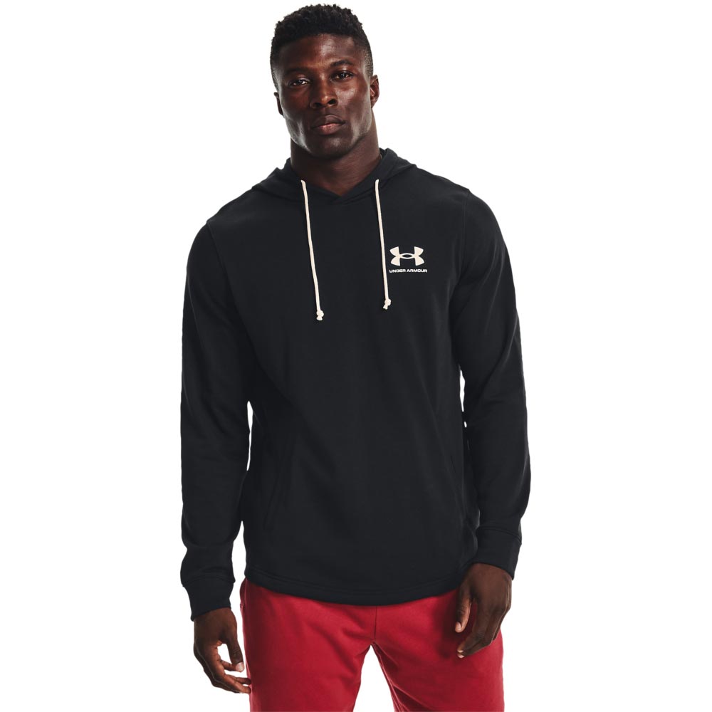 UA Mens Rival Terry LC Hoodie Black