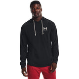 UA Mens Rival Terry LC Hoodie Black
