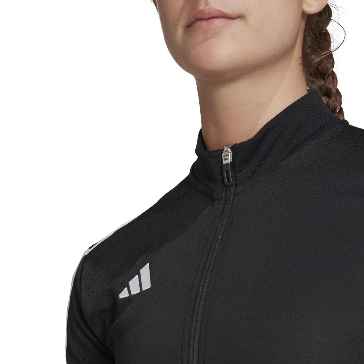 adidas Womens Tiro23L FZ Top Black