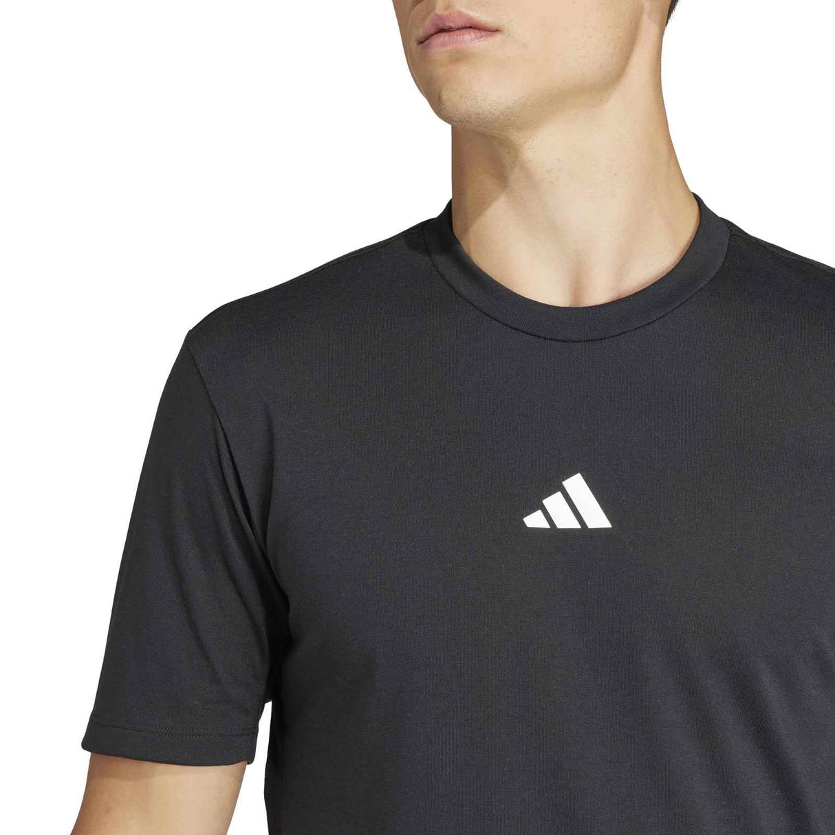 adidas Mens Logo Tee Black