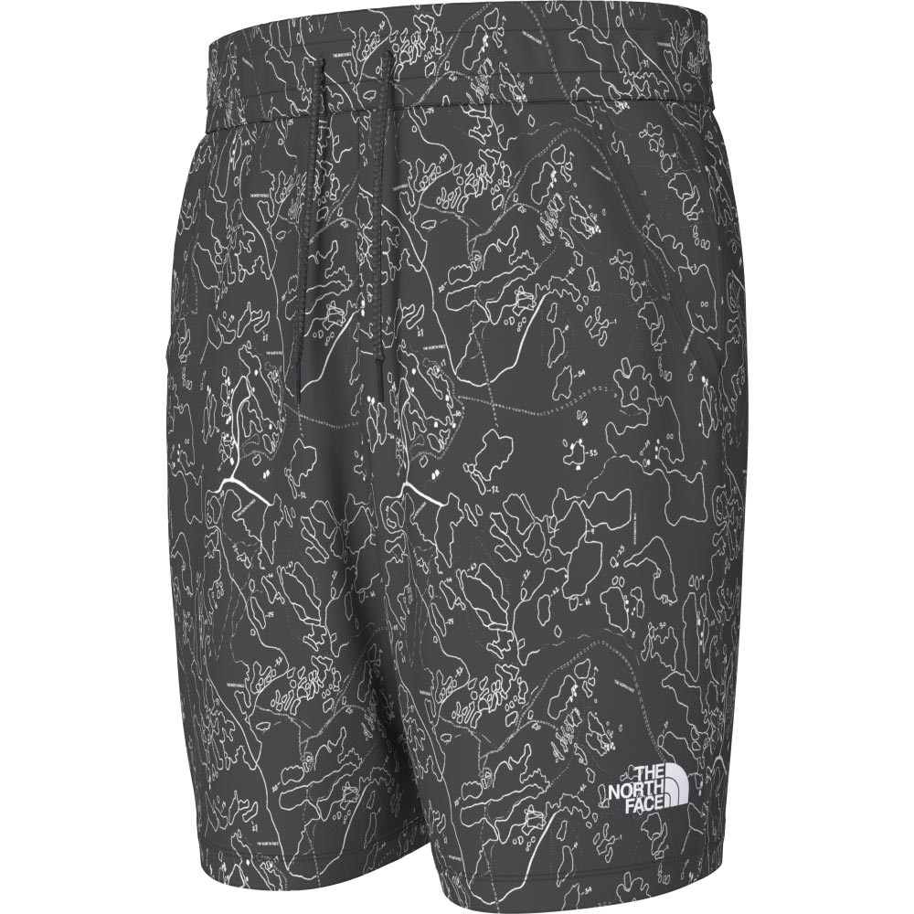 TNF Never Stop Boys Print Short Grey