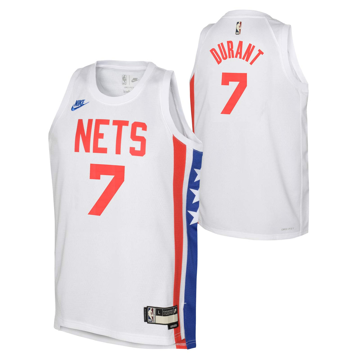 Nike Nets Durant HWC Kids Jersey Multi