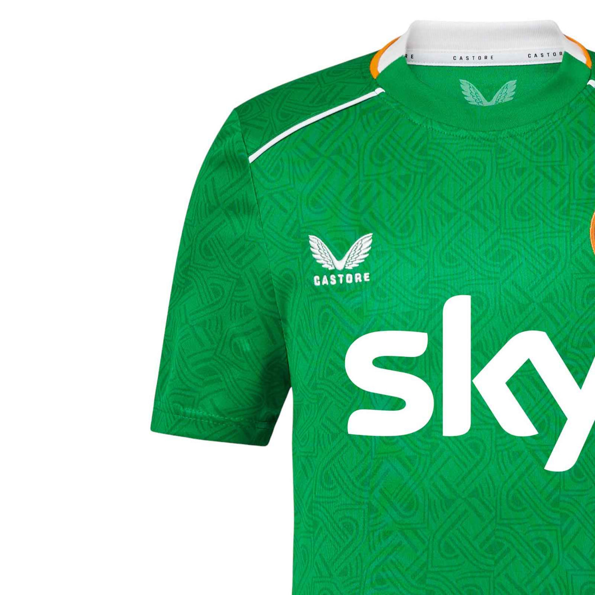 Castore FAI 24 Kids Home SS Jersey Green
